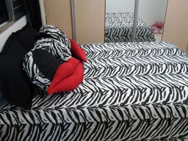 JOGO DE CAMA CASAL ZEBRA COMPLETO