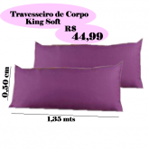 Travesseiro King Soft  0,50x1,35 mts